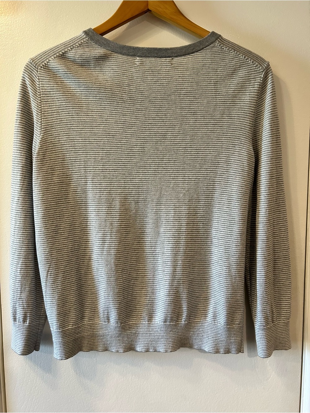 Vintage Banana Republic Silk Blend Striped Cardigan, Sz-L - Picture 6 of 6